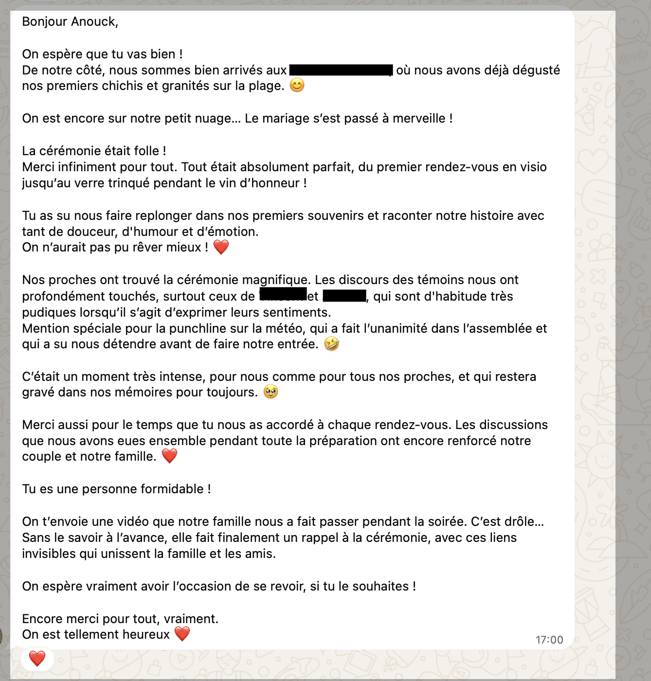 Témoignage de Sandrine et Alain