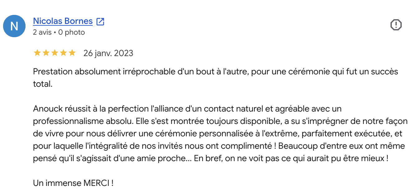 Témoignage de Nicolas et AL